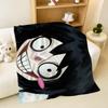 Cartoon Jeff The Killer Blanket Warm Soft Plush Blanket For Sofa Living Room Nap Home Bedroom Travel Gift Flannel Pet Hogar
