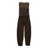 Women's 2026 New Printed Plaid Loose Casual Sleeveless Vest and Pants Set