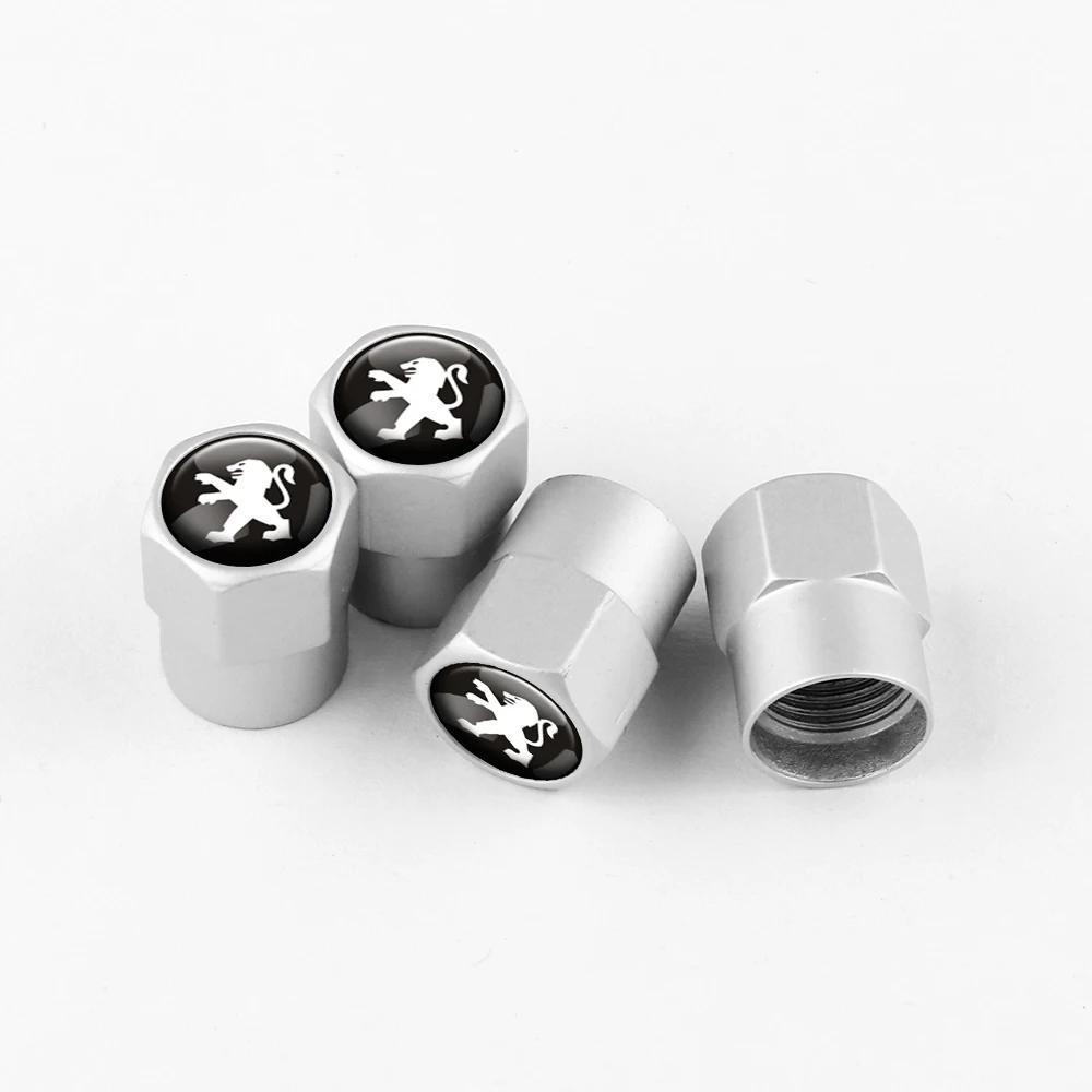 

Car Sticker 2025 Hot 4pcs Metal Car Wheel Tire Valve Caps Stem Case Covers Accessories For Peugeot 207 3008 206 208 308 307 407 For Peugeot
