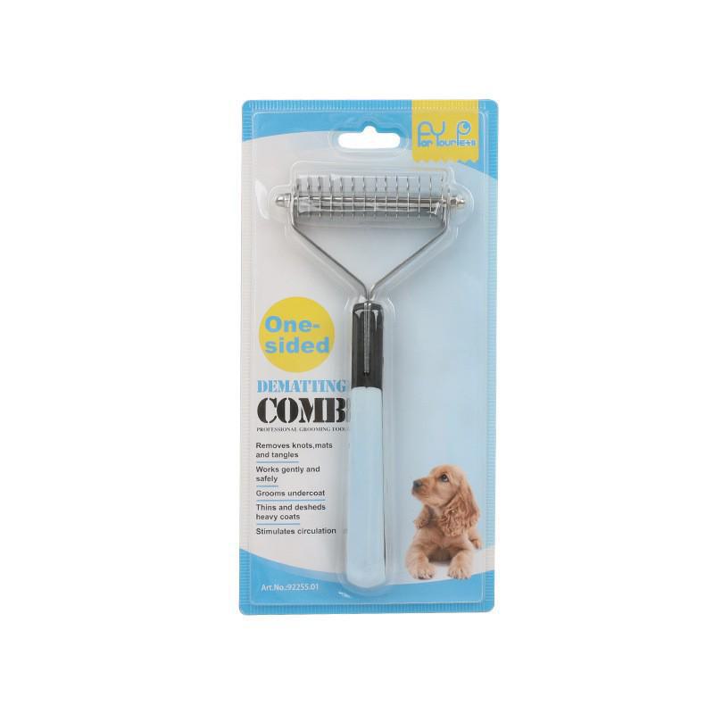 Pet Supplies Y-Shaped Detangling Comb: Single & Double-Sided Comb for Cats & Dogs, Removes Hair & Floating Fur