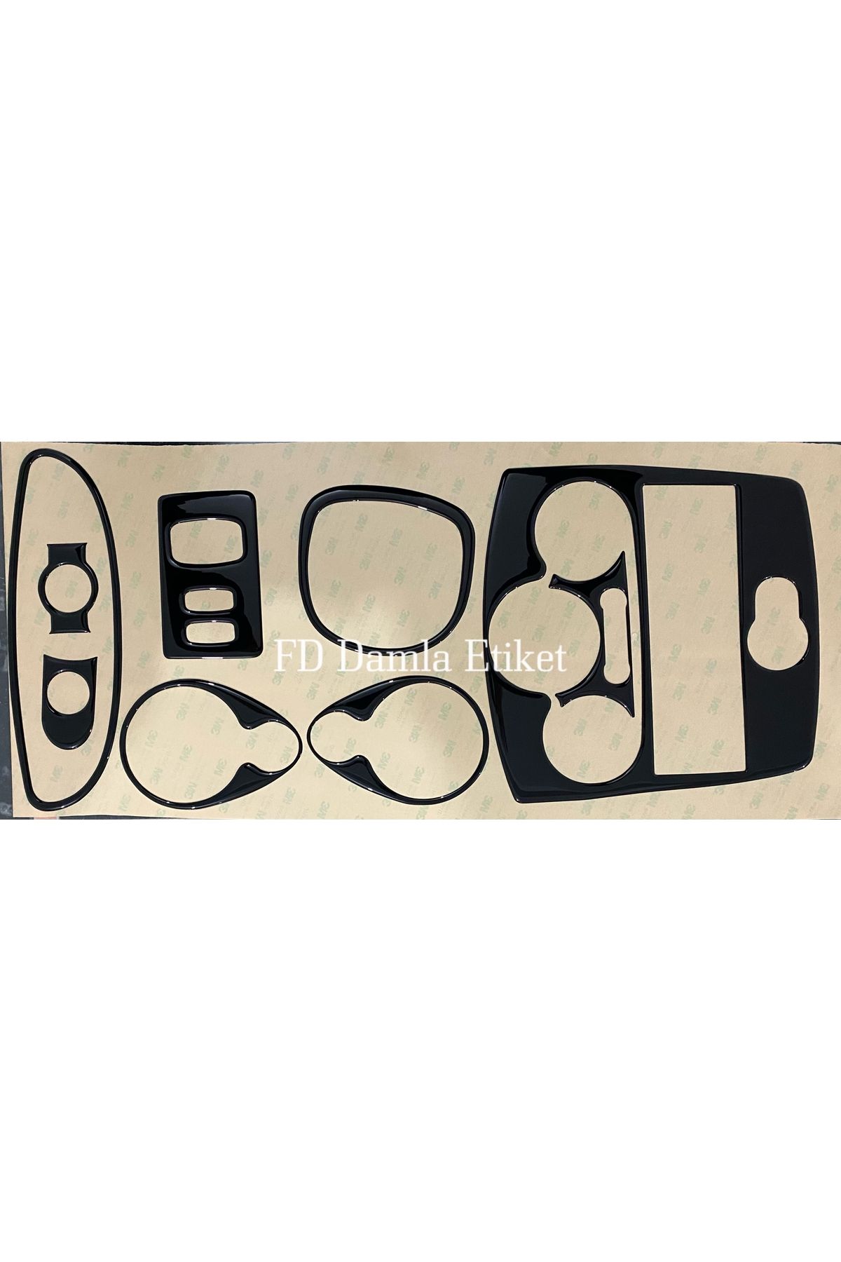 

Renault Clio 3 Torpido, Konsol, Trim, Göğüs Maun Kaplama Siyah Renk