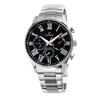 [TANDY] TANDY Classic Men's Multifunction Metal Watch Black 3713