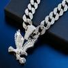 Collana Ciondolo Aquila Lega di Zinco Fascino Geometrico Stile Ins Minimalista Unisex Gioiello Statement