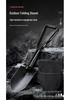Changlin 502 Black Manganese Steel Large Portable Combat Shovel with Three-Fold Handle, Multi-Functional Outdoor Entrenching Tool.