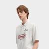 FILA Original Retro Sport Simple Short Sleeve Polo Shirt Men tops F11M639102F-WT