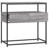 Console Table Grey Sonoma 75x40x75 cm Particleboard