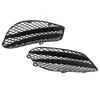 1 Pair Front Bumper Fog Light Grille Black Replacement For Benz E‑Class Coupe W207 A207 C207 AMG Line 2013 to 2016