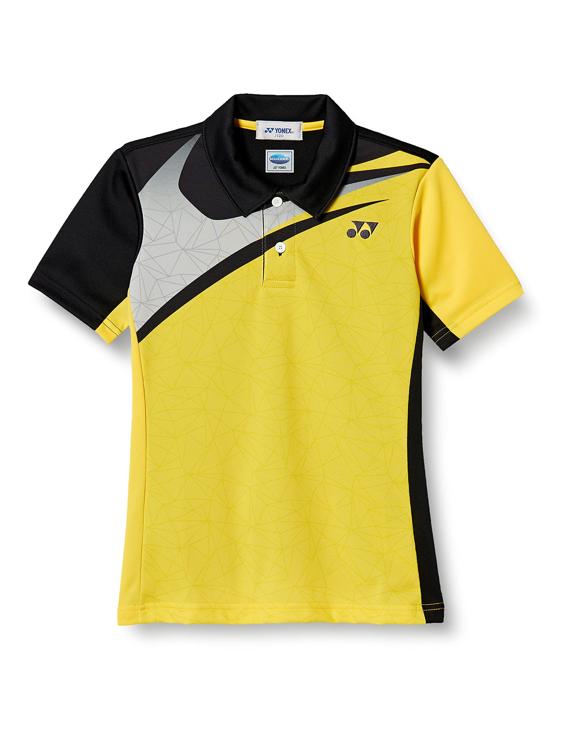 

Yonex Game Light Yellow J120 Shirt, Kids, (279)
