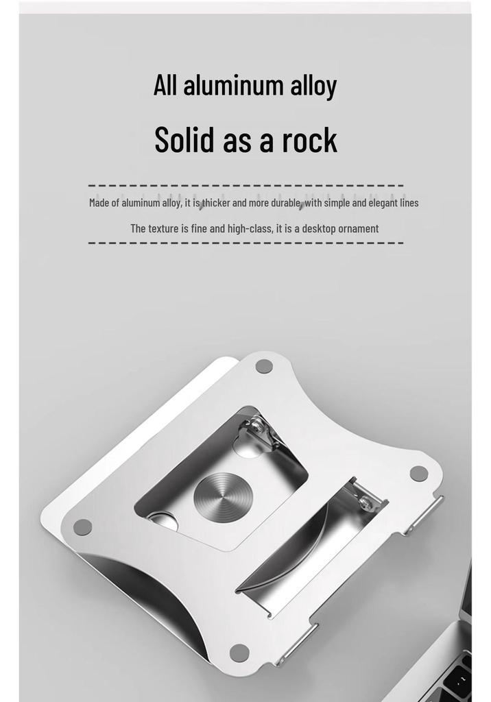515 Laptop Stand: Adjustable 360° Rotating, Foldable & Lifting Cooling Base for Desktop Computers