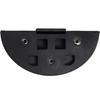 Rubber release ramp, extreme width 180x395x60mm