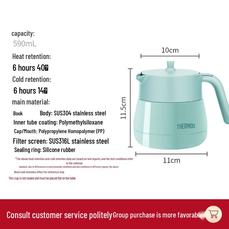 Thermos TCHC-580 Ceramic-Coated Insulated Pot