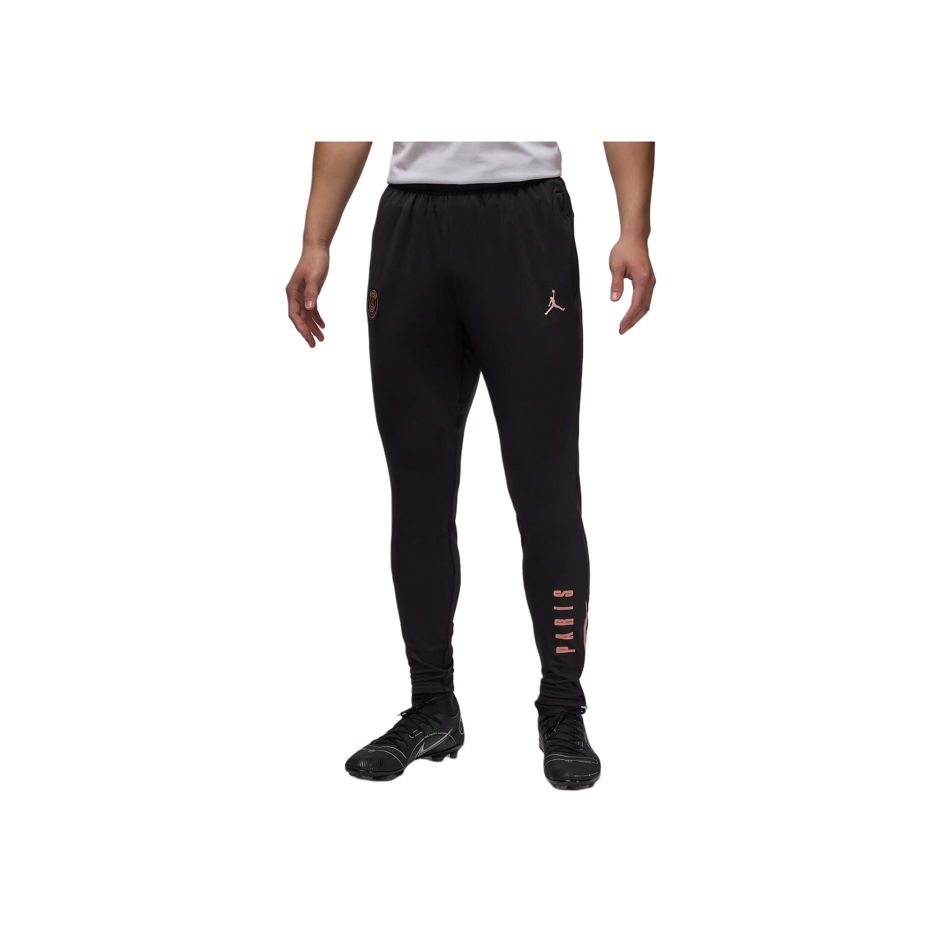 Jordan Dri Fit Slim Comfortable Versatile Letter Knit Sports Pants Men bottoms Black FQ2456-010 2XL