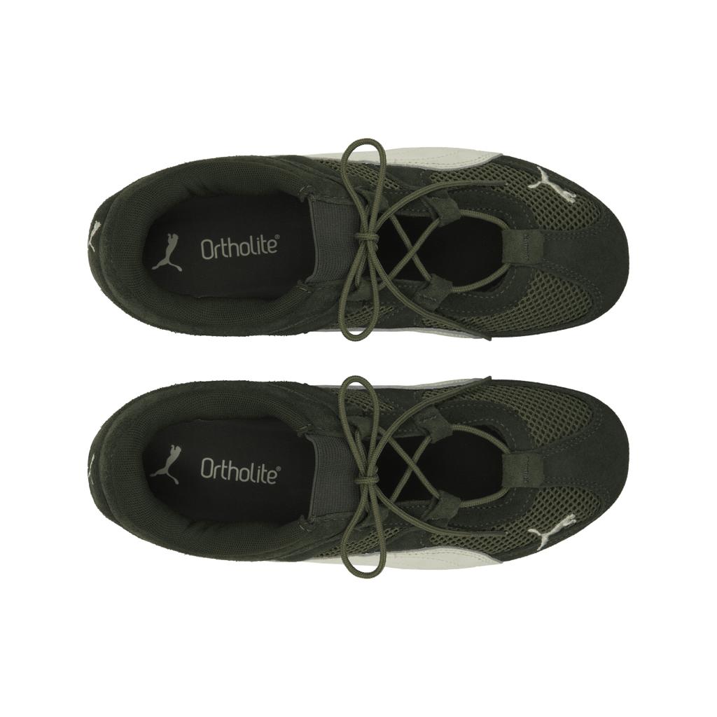 Puma Speedcat Go Olive Scuro Scarpe da Ginnastica da Donna Verde Bianco Caldo 403589-07