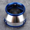 76mm3in Filtru de Aer Modificat Motor Auto Admisie Aer Rece Cap Ciupercă Piesă UniversalăAlbastru
