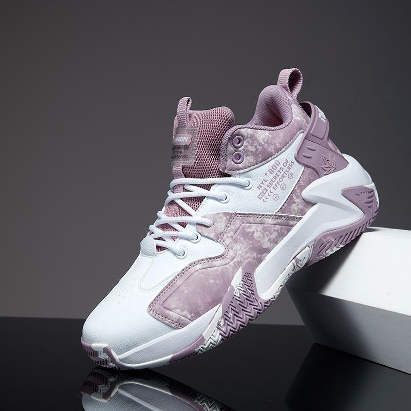 

Пара кроссовок для бега на открытом воздухе, высокие баскетбольные кроссовки, новые модные мужские кроссовки, спортивная обувь, женская обувь 44