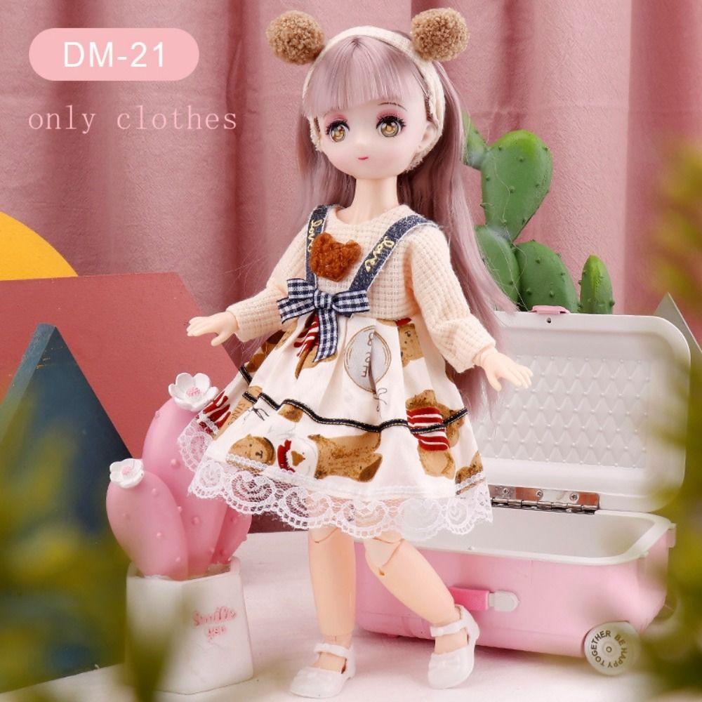 

Игрушки своими руками 30 см Одежда для куклы BJD Красочное платье для кукол BJD 11 дюймов 1/6 Одежда для куклы Bjd Кукла 11 дюймов DM-21