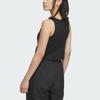 Adidas Originals 3-Stripes Padded Tank Top Women Tops Black JI6860