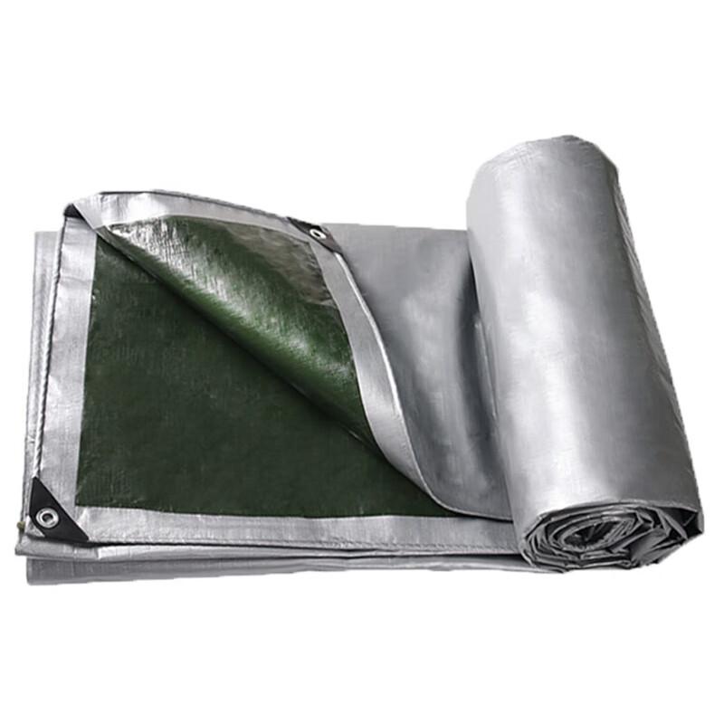 Churong Military Green Silver Heavy-Duty Outdoor Tarpaulin