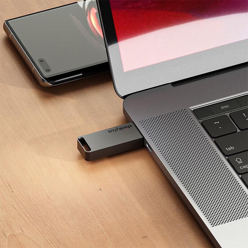 Lenovo TU100 32GB USB 3.1 Gray Metal Flash Drive