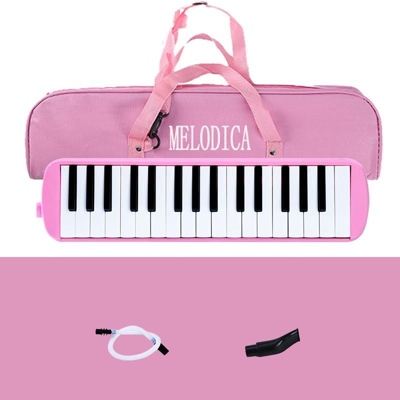 Melodica 32 Key Keyboard Harmonica Combo Pianica Air piano Portable With Carrying Bag Mouthpiece for Beginner For kids