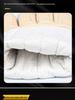 White Heat-Resistant Cotton Gloves: Anti-Scald, High-Temperature Protection, Five-Finger Design, Thickened for Kitchen and Winter Use.