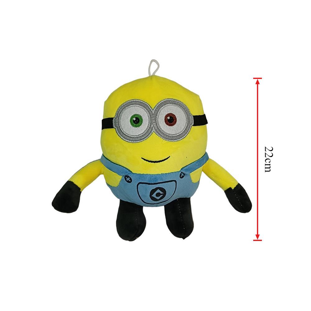 Minions Movie Periphery Yellow Plush Bob Stewart Plush Toy Jeans Plush Doll Pillow Soft Stuffed Sofa Decoration Birthday Gift