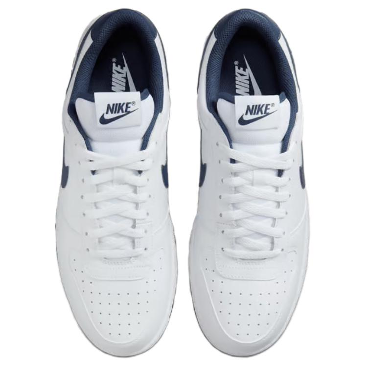 Velké Nike Low Bílé Půlnoční Modré Unisex Tenisky 355152-140