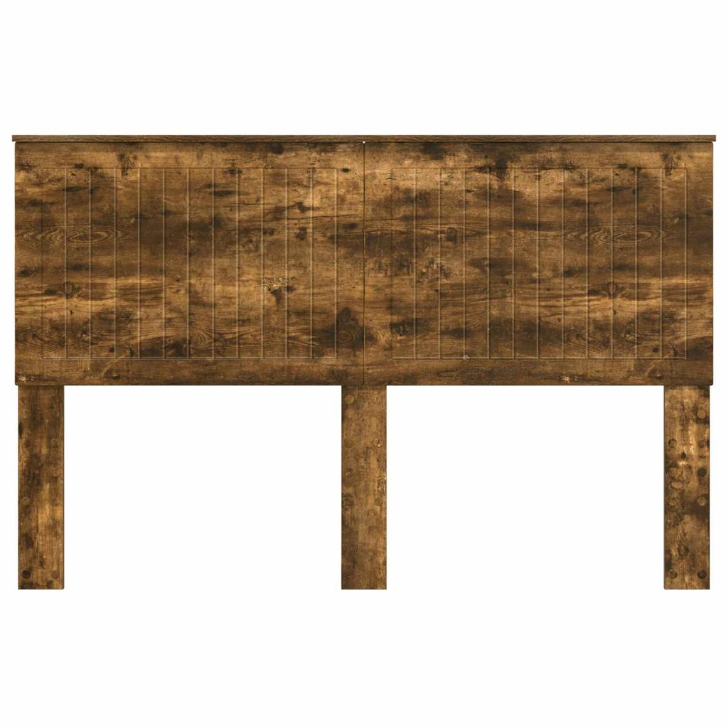 Headboard in Smoked Oak 150 cm Wood Based Material