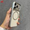 Sleek Metallic Color Plating Magnetic Case for iPhone 17 16 Pro Max 17Pro 16Pro for Magsafe Wireless Charging Shockproof Cover