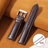 Vintage Cowhide Strap 24/22mm Quick Release Watch Band for Men Women Genuine Leather Watch Strap Brown Replacement Bracelet Belt