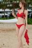 Sexy and Bikini Set for Includes a Flattering Underwired Stylish and [FASHION FAN] Flattering! Cross-design 3-piece Women. Skirt. Sexy, Simple,