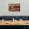 Vintage Metal Tin Signs 4 Pack Retro Plaque 8x12 Inches Wall Decor for Home Office Bar Man Cave