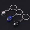 1X Creative Motorcycle Bicycle Helmet Key Chain Ring Keychain Keyring Key Fob