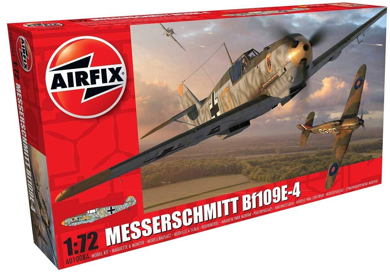 

AIRFIX Messerschmitt 01008 Пластиковая модель 1/72 BF109E-4