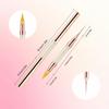 Double-Ended Rhinestone Picker Wax Pencil with Bright Silver Metal Rod and Copper Tube for Nail Art