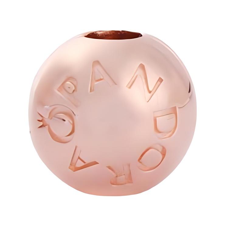 Pandora Solid Color Letter Engraved Design 925 Silver Pendant Women pendant Rose-Gold 781015 Box