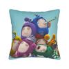 O-Oddbods Pillowcase Merch Printed Cushion Cover Decorations  Throw Pillow Case Cover Home Multiple Sizes