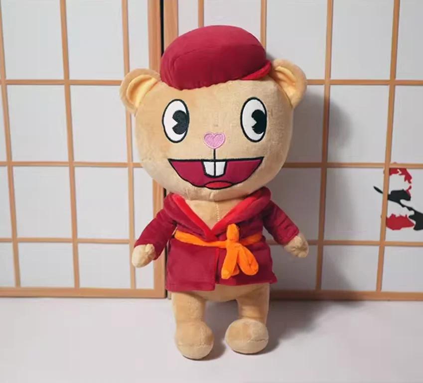 Poupée en peluche Happy Tree Friends Anime Nutty Flippy Petunia Flaky Shifty Sniffles Giggles Jouet Cosplay Oreiller en peluche Pour cadeau