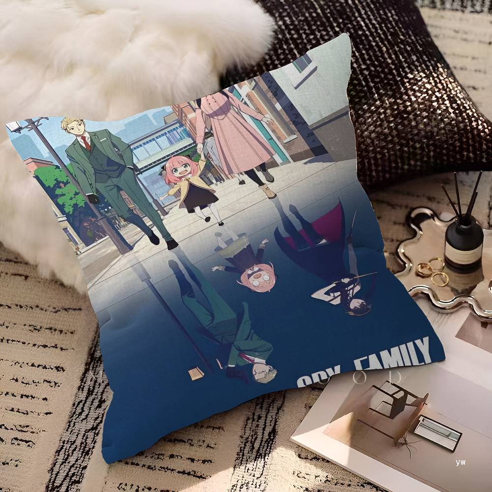 Spy X Family Pillow Anime Pillow Sofa Bed Head Pillow Cover Cushion Cover 45x45 cm Fashion