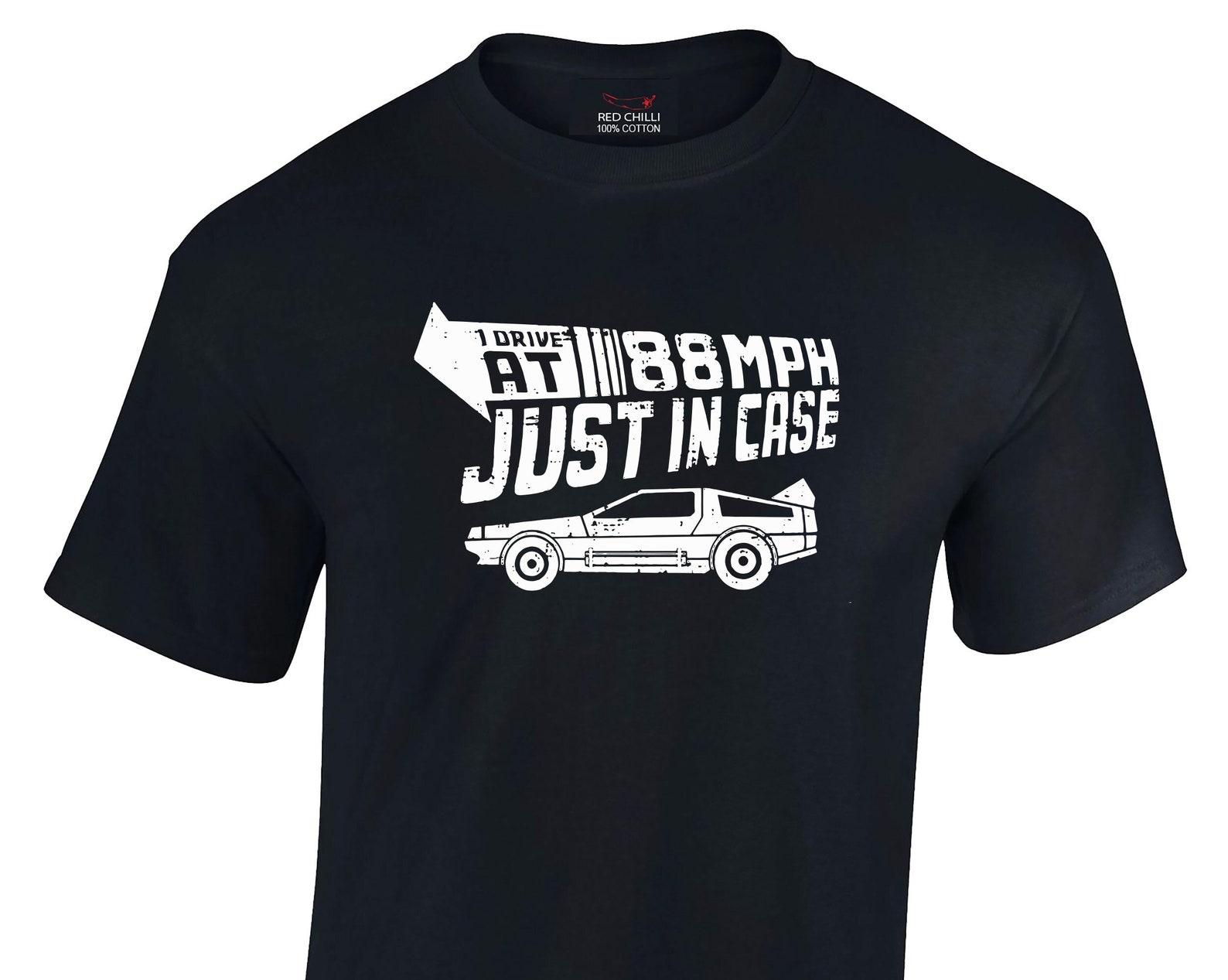 Back To The Future Inspired T-Shirt 88mph Movie 80s 90s S