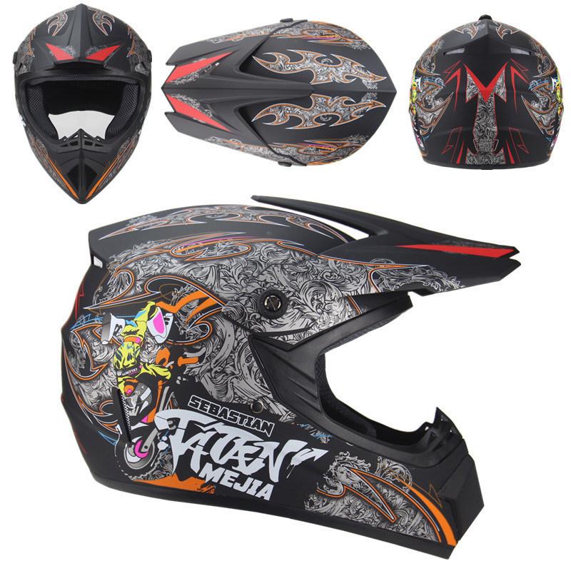 Cross-Border E-Commerce Off-Road Helmet: ATV, Mountain Bike, Downhill & Karting Helmet for Teenagers