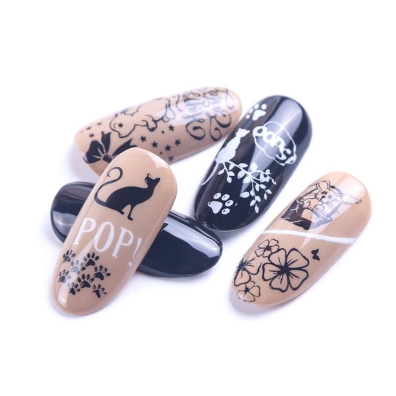 Nail Stamping Plate Animal Flower Nail-Image Stamp Plate Manicure Stencil Tool