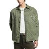 LOUIS VUITTON Shirts Men's Green Pointed Collar Moderate 1AJC48