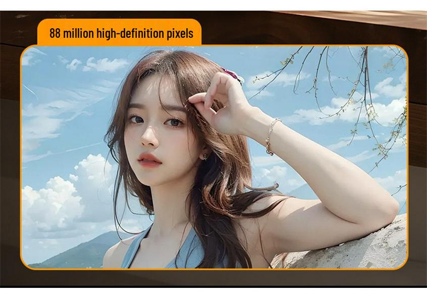WD300 8K Mirrorless Digital Camera with High Pixels, Flip Screen & WiFi for Mobile Uploads - Perfect for Students and Party Scenes