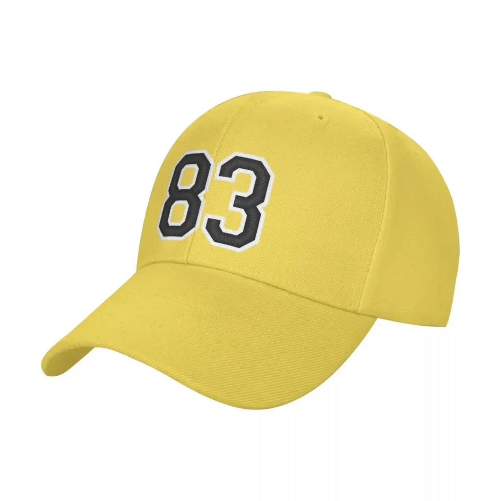 Schwarzes Trikot Sportnummer dreiundachtzig Fußball Baseballkappe Golfhut Echter Sonnenhut Für Kinder Kinderhut Unisex Damen