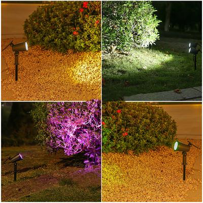 9 LED Solar Spot Light Outdoor Waterproof Spotlights Solar Garden Lights Landscape Lighting Decoration Pathway Lawn Lamp