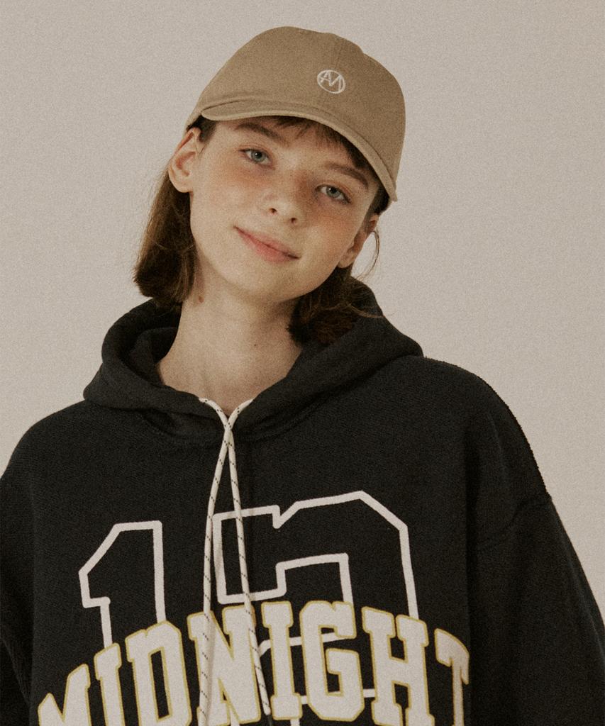 MIDNIGHT12AM Logo Ball Cap - Beige