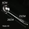 Large Stainless Steel Slotted Spoon for Serving or Drinking Soup, Long Handle for Hot Pot & Porridge