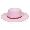 Fedora Hat for Women Men Flat Top Concave Design Autumn Winter Bow Tie Jazz Hat Colorful Unisex Fedora Wide Brim Hat Panama 2022
