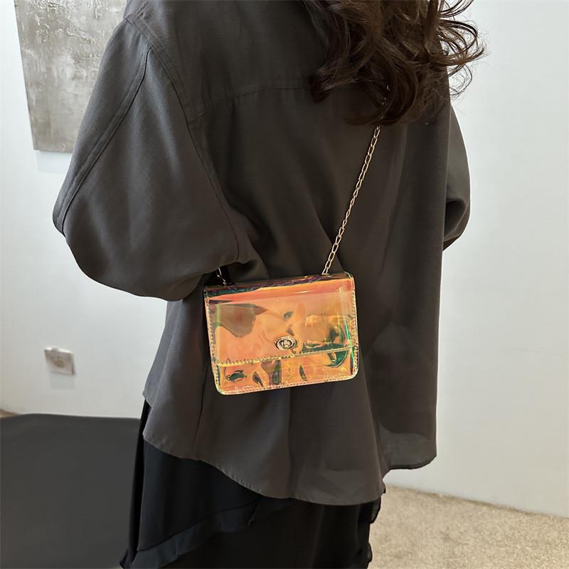 Stylish Summer 2024 Pvc Shoulder Bag Trendy Street Style Crossbody Bag